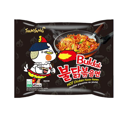 Tallarines pollo salteado wok Ultra Picante 140g Samyang