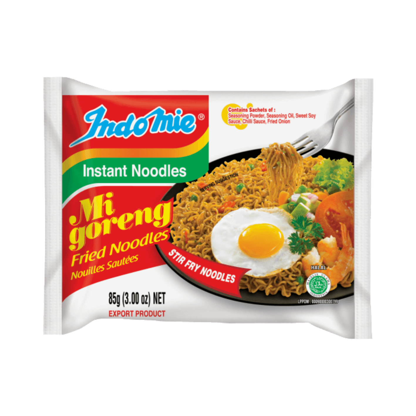 Tallarines instantáneos Mi goreng 80g Indomie