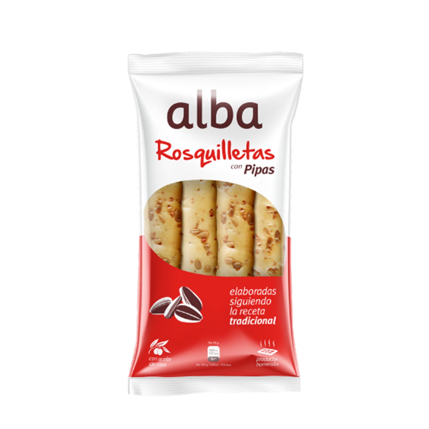 Rosquilletas planas con pipas 70g